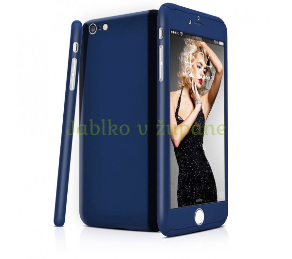 360° kryt iPhone 6/6S - modrý